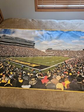 Fathead 72" X 48" Iowa Hawkeye Football Stadium Vinyl Decal Wall Poster